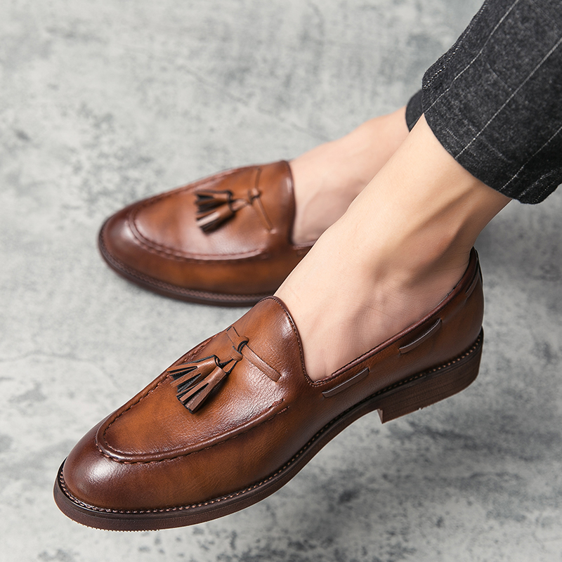 Men Formal Wear Shoes - New High Quality Pointed Casual Leather