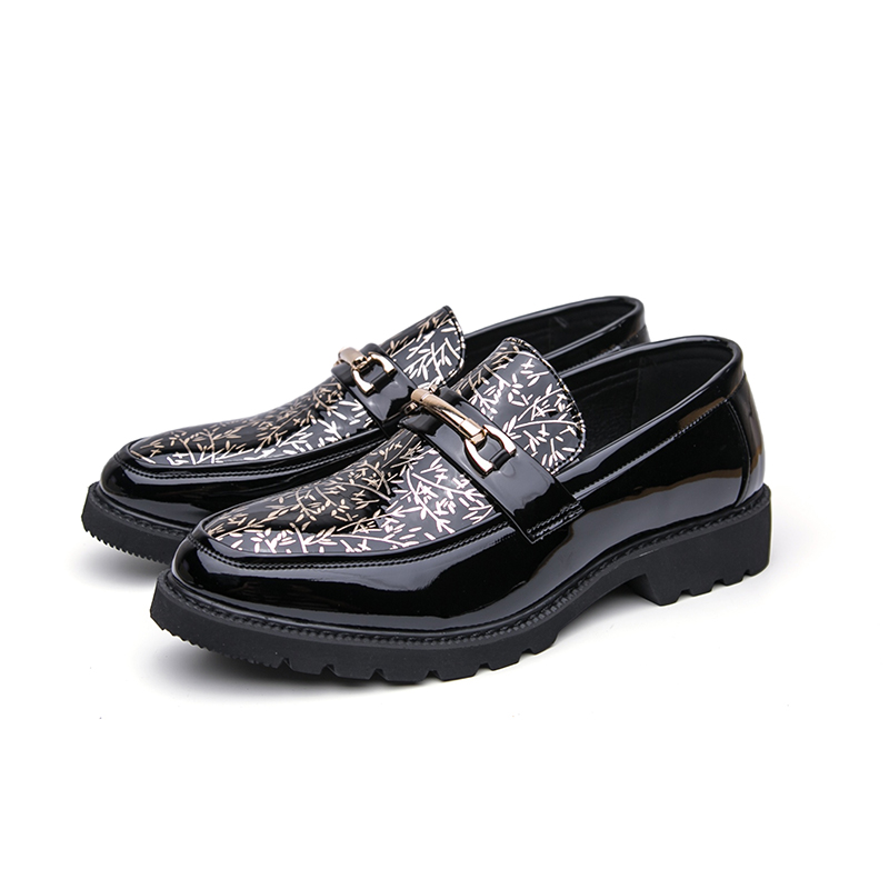 Men Two Tone Bamboo Print Pate - Men Formal Wear Shoes review and price