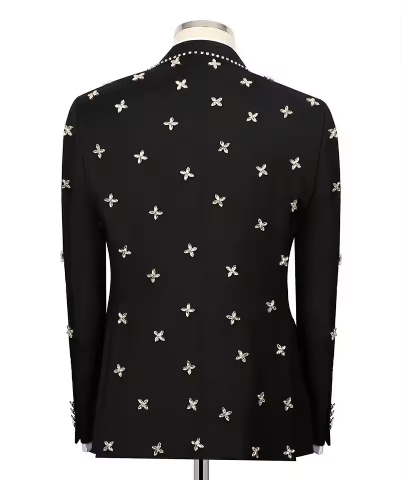 Luxury Diamond Beaded Men Tuxe - Men'S Formal Wear No Suit review and price