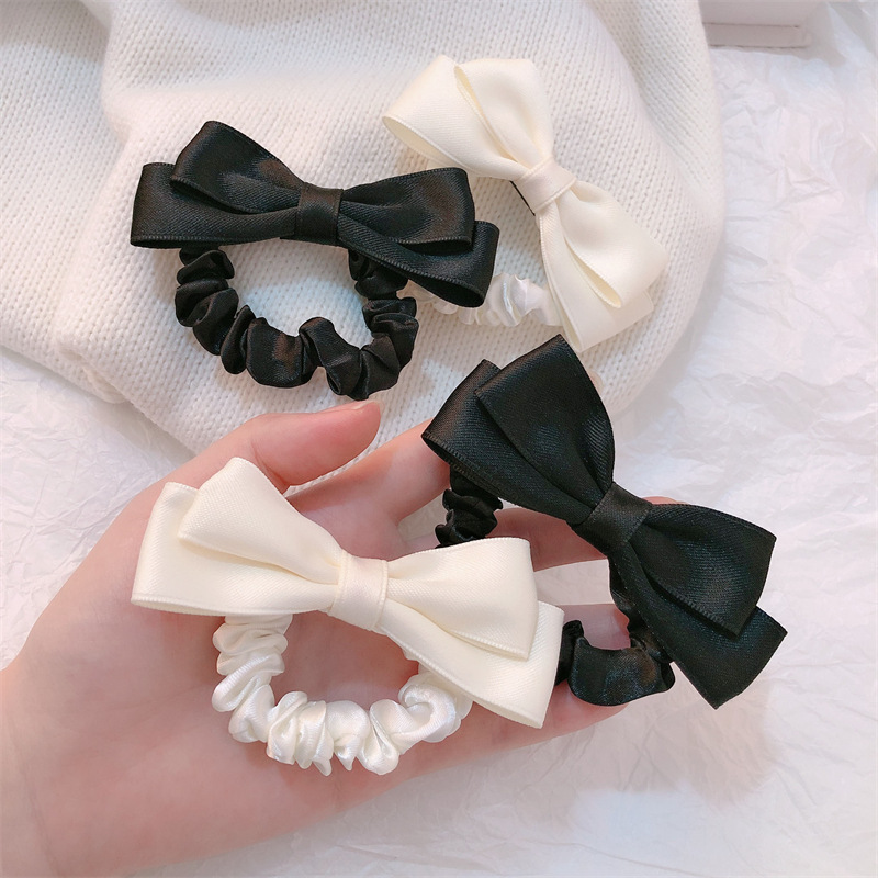 New Korean Bow Elastic Hair Ba - Tie Bar Clip review and price