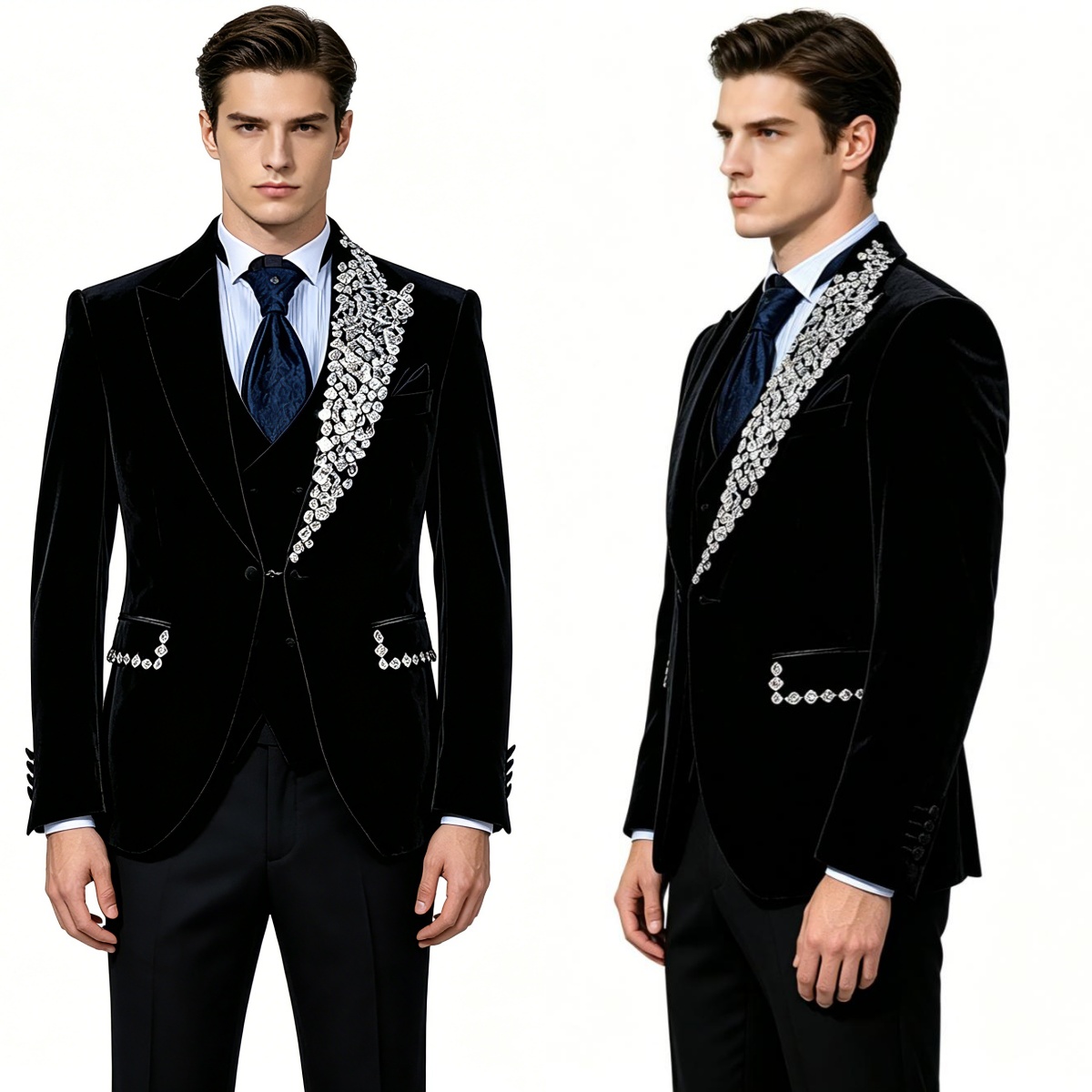 Formal Wedding Tuxedos Velvet  - Men'S Formal Wear No Suit review and price