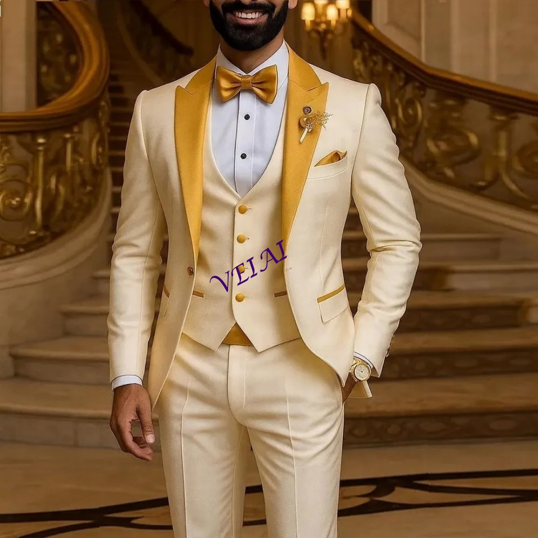 CustomizedGold Collar Ivory Me - Men Formal Wear Set review and price