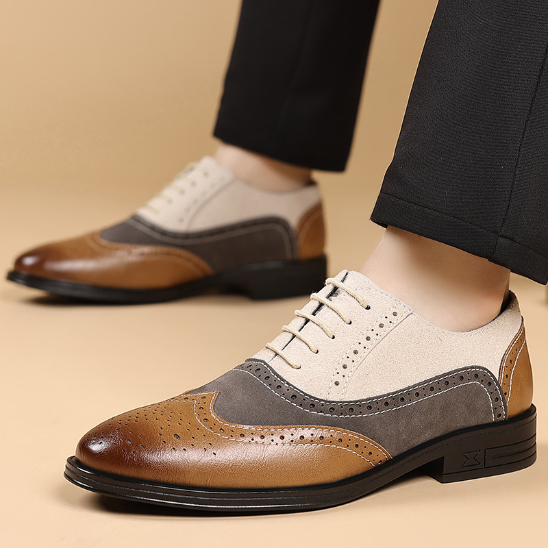 Luxury Men Dress Shoes Retro B - Men Formal Wear Shoes review and price