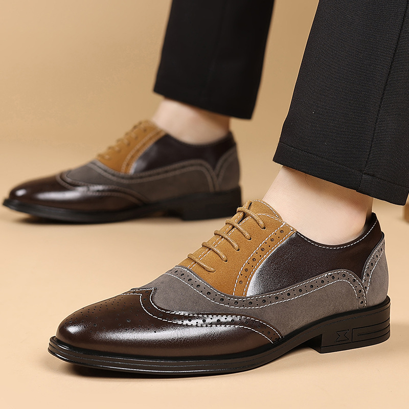 Luxury Men Dress Shoes Retro B - Men Formal Wear Shoes review and price