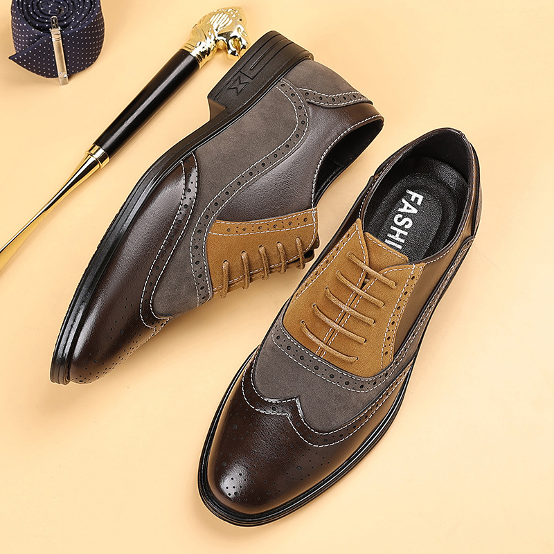Luxury Men Dress Shoes Retro B - Men Formal Wear Shoes review and price
