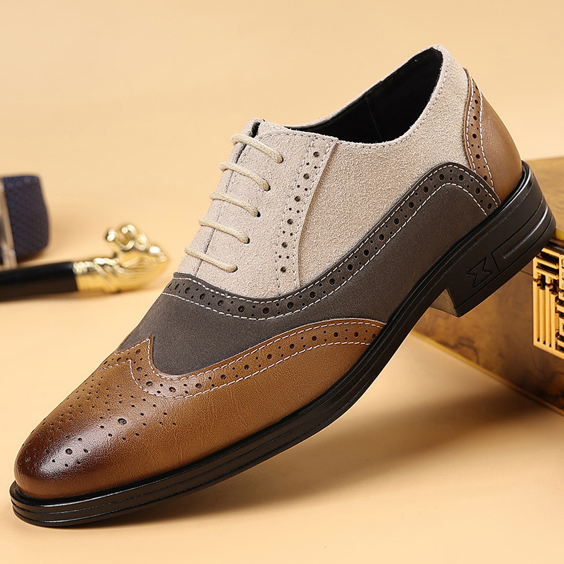 Luxury Men Dress Shoes Retro B - Men Formal Wear Shoes review and price