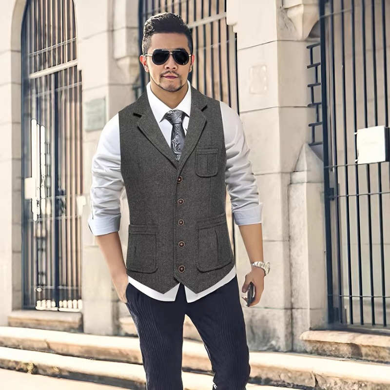 Men's Herringbone Tweed Suit V - Men'S Formal Wear No Suit review and price