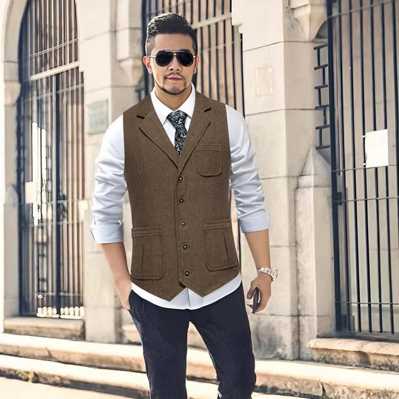 Men's Herringbone Tweed Suit V - Men'S Formal Wear No Suit review and price