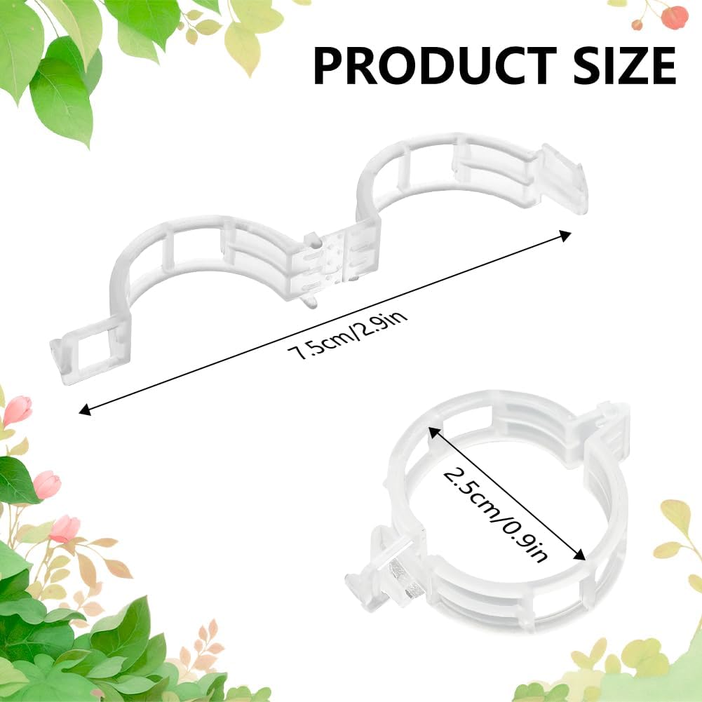100PCS Plant Support Clips Reu - Tie Bar Clip review and price