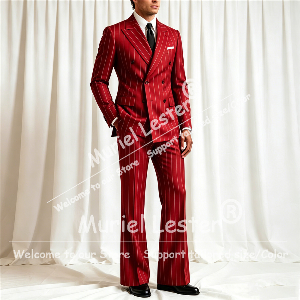 Elegant Stripes Suit Men 2 Pie - Men'S Formal Wear Attire review and price