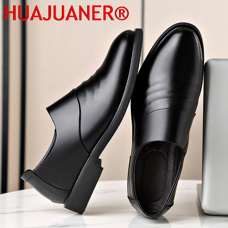 New Genuine Leather Men's Flat - Men Formal Wear Shoes review and price