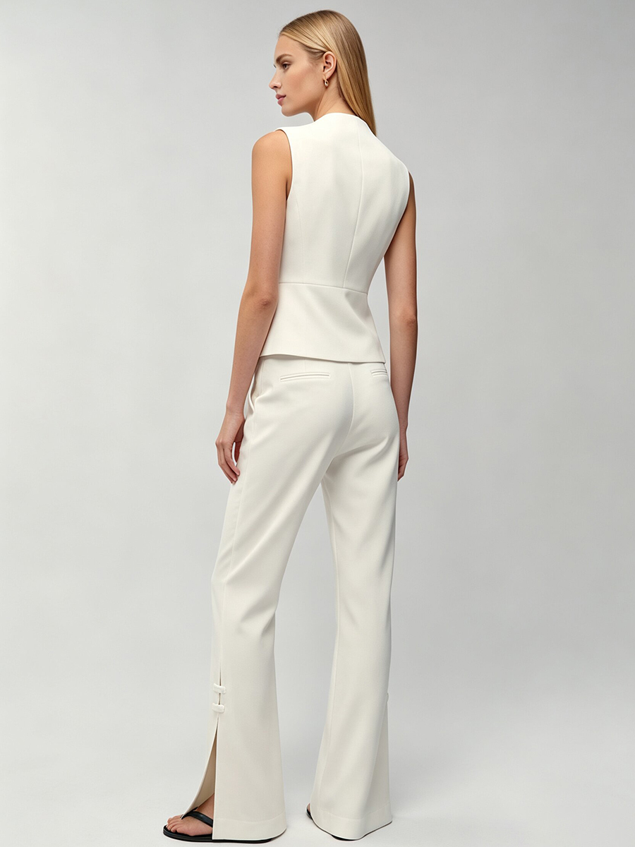 LIMO Women White Chinese Frog  - Men Formal Wear Set review and price