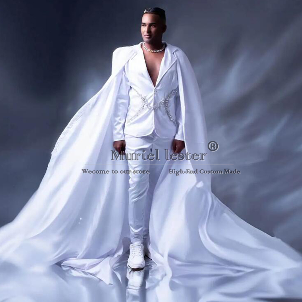 White Groom Wear Wedding Suits - Men'S Formal Wear Jewelry review and price