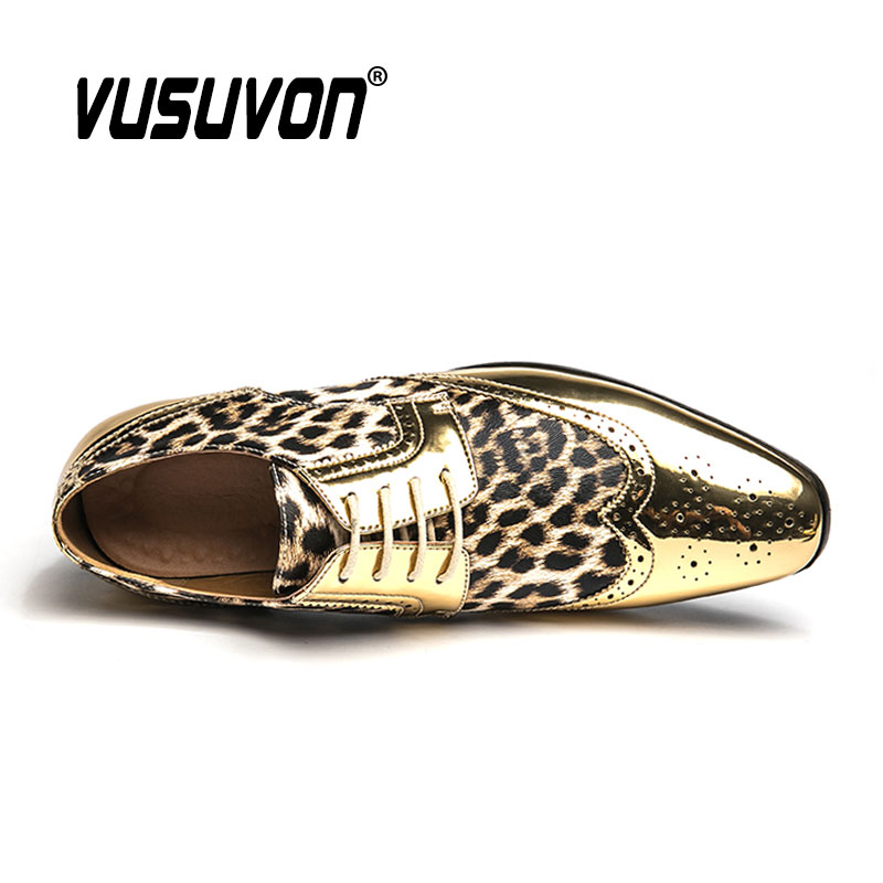 Luxury Leopard Print Formal Me - Men Formal Wear Shoes review and price