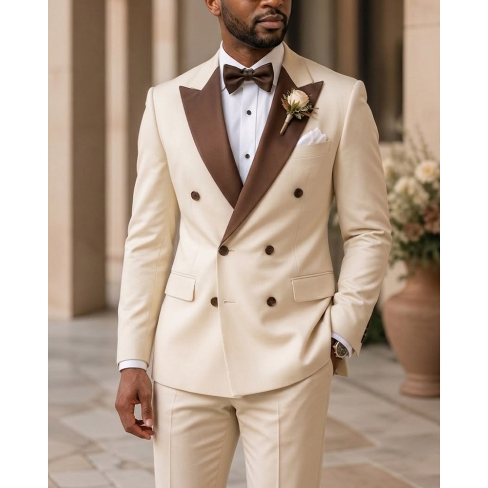Men Double Breasted Tuxedo Sui - Men Formal Party Wear Outfit review and price